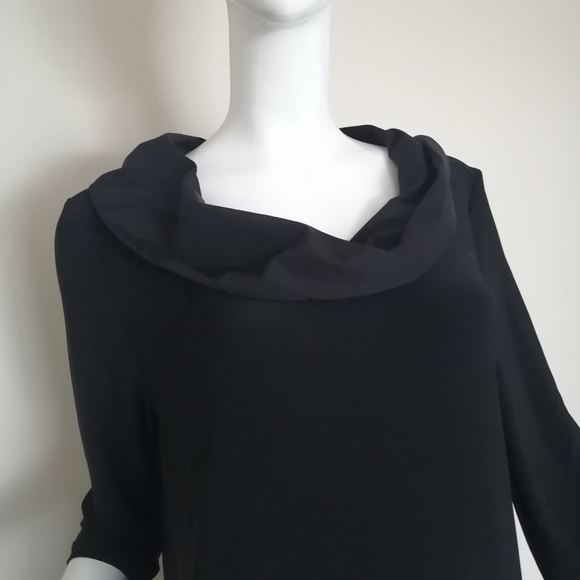 NEW Jqoseph Ribkoff Black Maxi Dress with Cowl Neckline - Picture 7 of 9